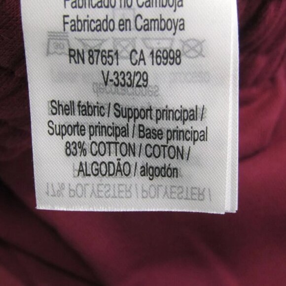 NEW LACOSTE Women's Size 2 Logo Printed Sweatpants Red - Picture 10 of 11